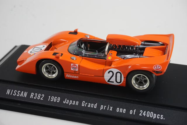 1:43 EBBRO 43533 Nissan R382 Japanese Grand Prix 1969 #20 Red