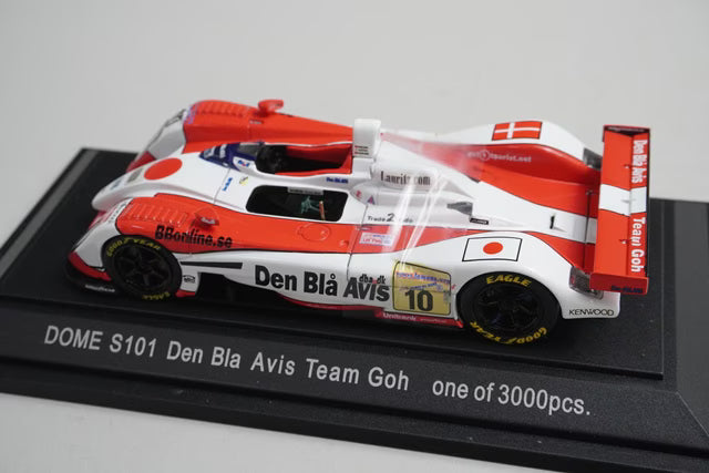 1:43 EBBRO 43212 DOME S101 Den Bla Avis Team Goh Le Mans 2001 #10 White