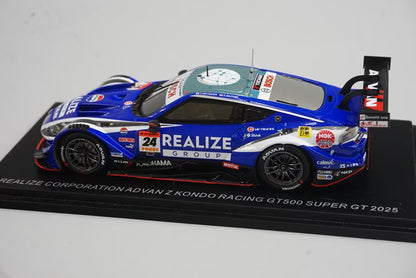 1:43 Spark 43SGT20524 Realize Corporation ADVAN Z Condo Racing GT500 Super GT 2025 #24 Tsugio Matsuda / Teppei Natori