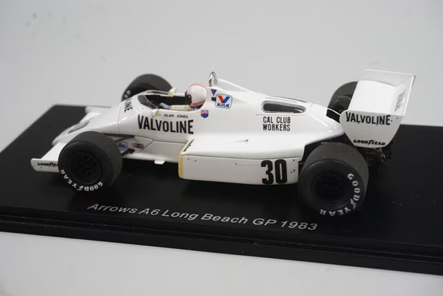 1:43 Spark S5780 Arrows A6 Long Beach GP 1983 #30 A.Jones