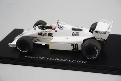1:43 Spark S5780 Arrows A6 Long Beach GP 1983 #30 A.Jones