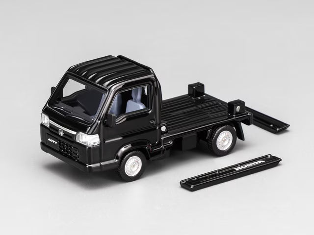 M65605 MOTORHELIX 1:64 Honda Acty Truck Customized Black Boost Gear Web Exclusive