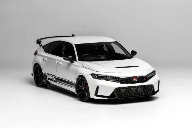 M85317 MOTORHELIX 1:18 Honda Civic TYPE R (FL5) HKS Livery Championship White