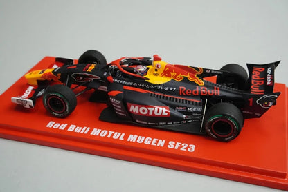 1:43 Spark 90000-XYM-330D Mugen Custom Red Bull Motul Mugen SF23 #1