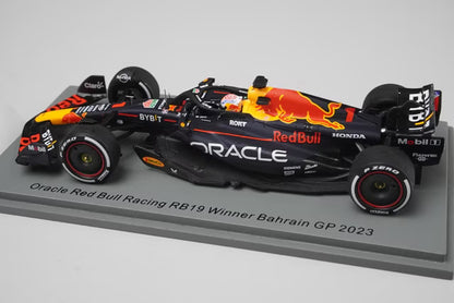 1:43 Spark S8569 Oracle Red Bull Racing RB19 Bahrain GP Winner 2023 #1 M.Verstappen