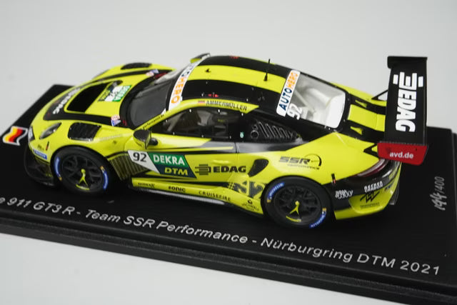 1:43 Spark SG806 Porsche 911 GT3R Team SSR Performance Nürburgring DTM 2021 #92 M. Ammermuller