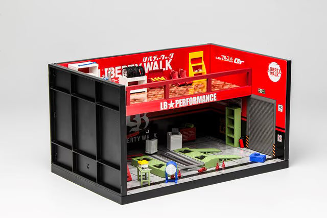 M90218 MOTORHELIX 1:64 LB Theme Garage Red