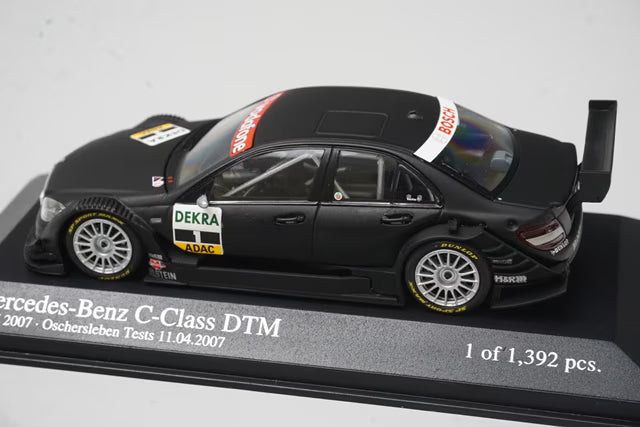 1:43 MINICHAMPS 400073791 Mercedes-Benz C-Class DTM Test Car 2007 #1