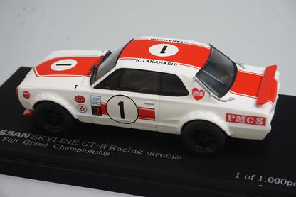 1:43 RAI'S H7437101 Nissan Skyline GT-R Racing (KPGC10) Fuji Grand Championship 1971 #1 Kunimitsu Takahashi