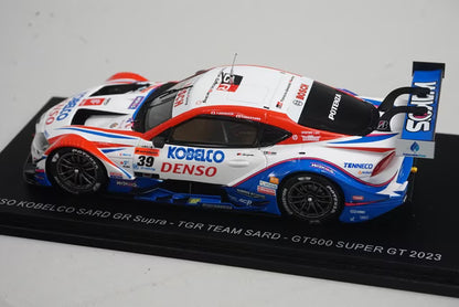 1:43 Spark SGT063 Toyota Denso Kobelco Third GR Supra GT500 Super GT 2023 #39 Yuhi Sekiguchi / Yuichi Nakayama