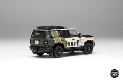 DTGHUF-001 GCD Gaincorp Products 1:64 Toyota Land Cruiser 250 Prado HUF x DiecastTalk Special Edition