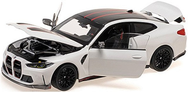 [ Pre-order ] 110023022 MINICHAMPS 1:18 BMW M4 CSL 2023 White *Color Change