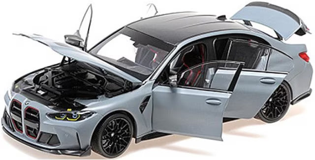 [ Pre-order ] 110023501 MINICHAMPS 1:18 BMW M3 CS 2023 Gray Metallic