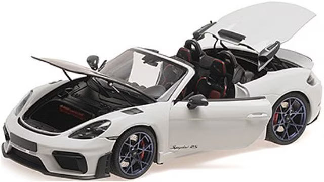 [ Pre-order ] 110063131 MINICHAMPS 1:18 Porsche Spyder RS 2024 White Weissach Package