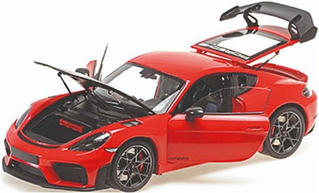 [ Pre-order ] 110062120 MINICHAMPS 1:18 Porsche Cayman GT4 RS 2024 Red Weissach Package