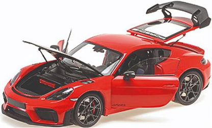 [ Pre-order ] 110062120 MINICHAMPS 1:18 Porsche Cayman GT4 RS 2024 Red Weissach Package