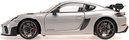 [ Pre-order ] 110062122 MINICHAMPS 1:18 Porsche Cayman GT4 RS 2024 Silver Metallic Weissach Package