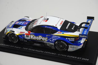 1:43 Spark SGT161 KeePer Celmo GR Supra TGR Team GT500 Super GT 2024 #38 Hiroaki Ishiura / Toshiki Oyu