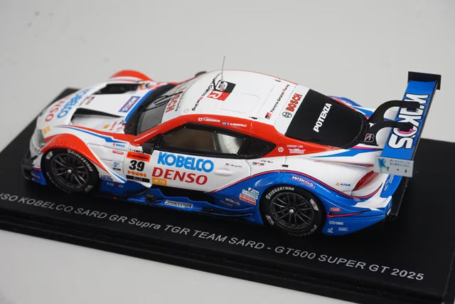 1:43 Spark 43SGT25039 DENSO KOBELCO SARD GR Supra TGR Team GT500 Super GT 2025 #39 Yuhi Sekiguchi / S. Fenestraz