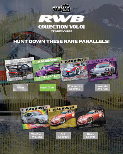 TC-RWBC-B01 Tarmac Works Tarmac Cards RWB Collection Vol.01 - Blaster Box Trading Cards