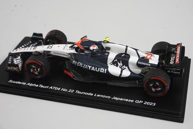 1:43 Spark SCS243 Suzuka Circuit Custom Scuderia AlphaTauri AT04 Levovo #22 Yuki Tsunoda, Japanese GP 2023