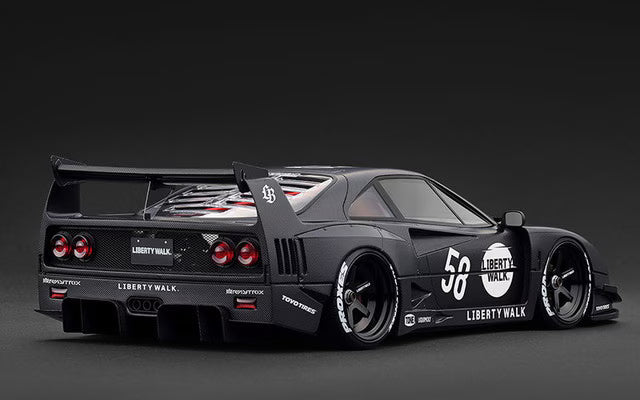 IG3755 ignition model 1:18 LB-WORKS 40 Full Carbon Matte Black (Full Carbon) Web Exclusive