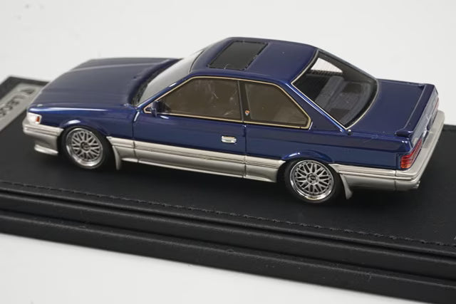 1:43 ignition model IG2215 Nissan Leopard 3.0 Ultima F31 Blue Silver model car