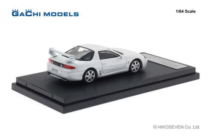 GM64001WH GaChi Models 1:64 Mitsubishi GTO (1998) 3000GT White