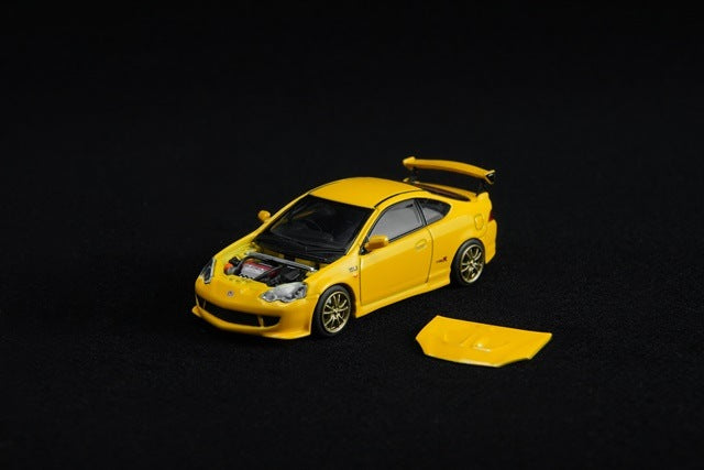 [ Pre-order ] M65810 MOTORHELIX 1:64 Honda INTEGRA TYPE R (DC5) MUGEN Phoenix Yellow