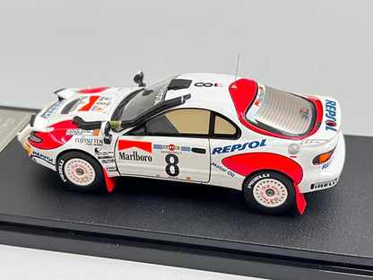 1:43 HPI 8004 Toyota Celica Turbo 4WD Safari 1992 #8 Marlboro specification