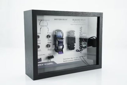 [ Pre-order ] M90801 MOTORHELIX 1:64 RWB 993 Army Girl Model Build Display Frame