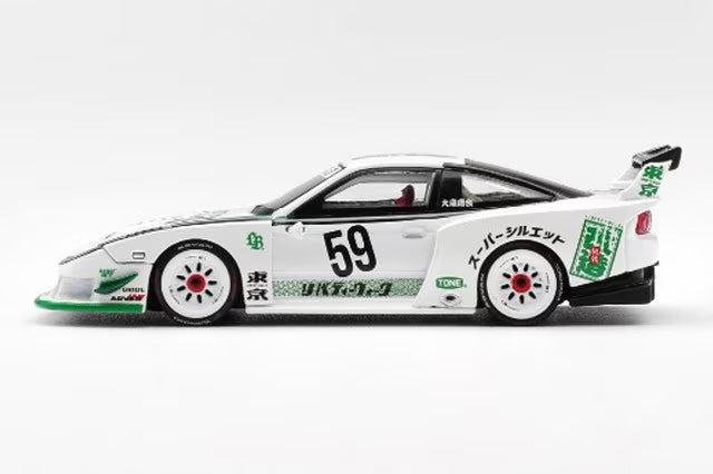 [ Pre-order ] MGT01181-R TSM MINI-GT 1:64 Nissan LB-Super Silhouette 180SX White (Right-hand drive)