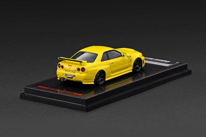 [ Pre-order ] IG4176 ignition model 1:64 Nissan Skyline GT-R (BNR34) NISMO customized Yellow