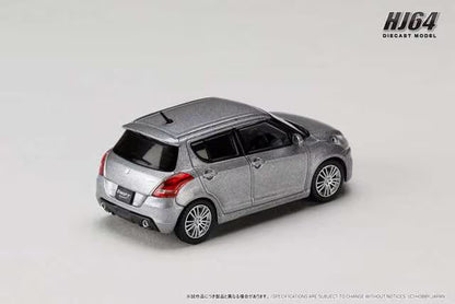 [ Pre-order ] HJ641082S Hobby Japan 1:64 Suzuki Swift Sport (ZC32S) Platinum Silver Metallic