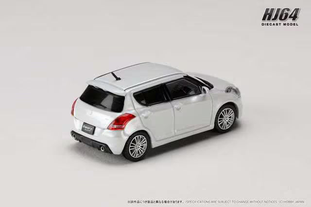 [ Pre-order ] HJ641082W Hobby Japan 1:64 Suzuki Swift Sport (ZC32S) Snow White Pearl