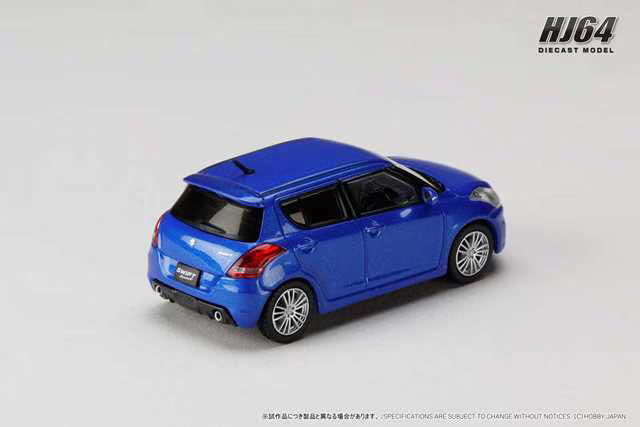 [ Pre-order ] HJ641082BL Hobby Japan 1:64 Suzuki Swift Sport (ZC32S) Boost Blue Pearl Metallic