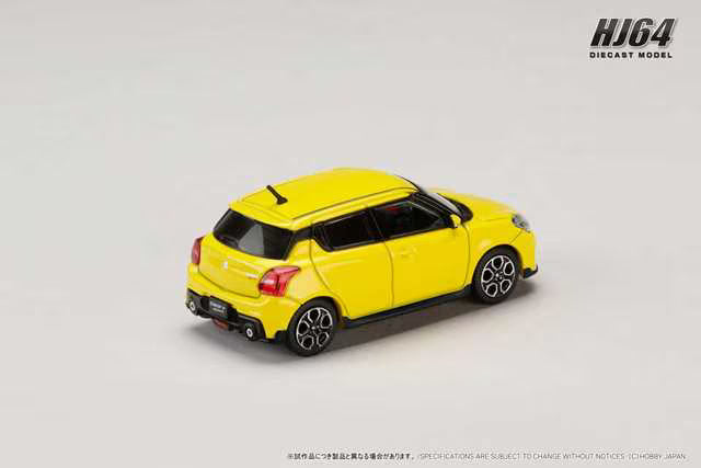 [ Pre-order ] HJ641083AY Hobby Japan 1:64 Suzuki Swift Sport ZC33S Champion Yellow