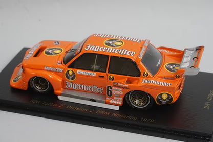 1:43 Spark RS1508 Raceland Custom 320 Turbo Division 2DRM Norisring 1979 #6 M. Hettinger Jägermeister