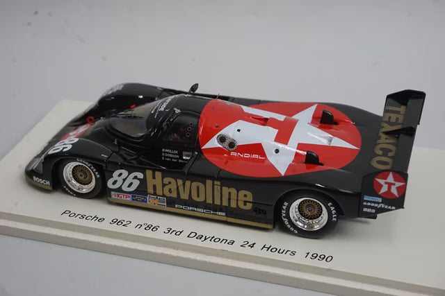 1:43 Spark S2988 Porsche 926 Daytona 24H 3rd 1990 #86 B. Wollek / D. Dobson / S. van der Merwe