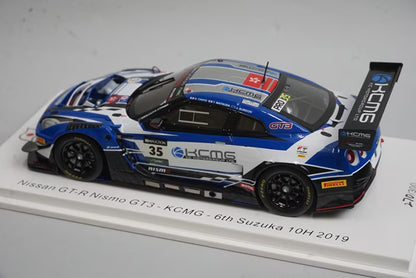 1:43 Spark SJ087 Nissan GT-R NISMO GT3 KCMG Suzuka 10H 6th 2019 #35