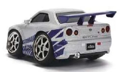JADA36829 Jada Toys 1:43 Fast & Furious Small Blocks Brian's Skyline GT-R (BNR34) Nissan Skyline (Blister Pack)