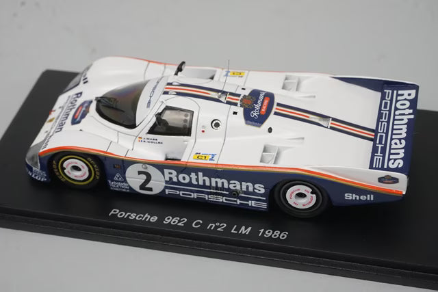 1:43 Spark S0924 Porsche 962C Le Mans 1986 #2 Rothmans specification