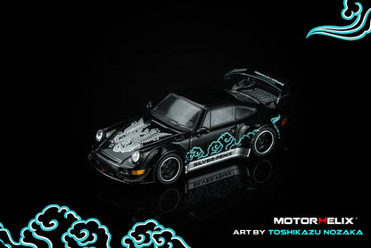 [ Pre-order ] M62102 MOTORHELIX 1:64 RWB 964 Silver Fenix Black