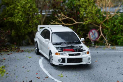 [ Pre-order ] M64203 MOTORHELIX 1:64 Mitsubishi Lancer Evolution VI GSR Scotia White