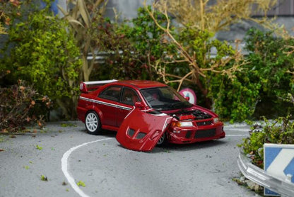 [ Pre-order ] M64301 MOTORHELIX 1:64 Mitsubishi Lancer Evolution VI GSR T.M.E Passion Red