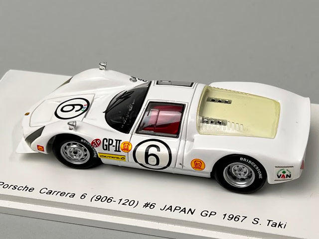 1:43 Spark SKB43026 Kidbox Custom Porsche Carrera 6 (906-120) Japanese GP 1967 #6 Shintaro Taki