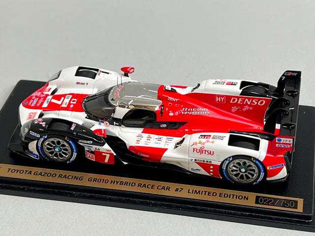 1:43 Spark TBMCE-NGR23-07 TGR Custom Toyota Gazoo Racing GR010 Hybrid Race Car #7