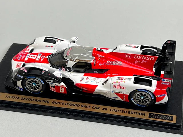 1:43 Spark TBMCE-NGR23-08 TGR Custom Toyota Gazoo Racing GR010 Hybrid Race Car #8