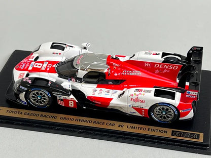 1:43 Spark TBMCE-NGR23-08 TGR Custom Toyota Gazoo Racing GR010 Hybrid Race Car #8