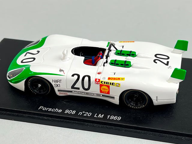 1:43 Spark S1975 Porsche 908 Le Mans 1969 #20 J. Siffert / B. Redman